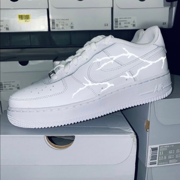 Nike Shoes - Lightning Reflective Air Force 1 Shoes⚡️
